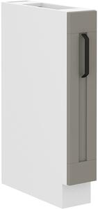 STL 15 cm výsuvná skřínka dolní s košíkem LUNA Barevné provedení LUNA: Dub Artisan / Jílově šedá