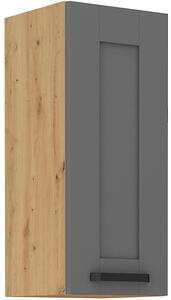 Lionel horní skřínka 30cm, šedá/dub artisan