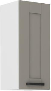 STL 30 cm skříňka horní jednodveřová LUNA Barevné provedení LUNA: Bílá / Jílově šedá