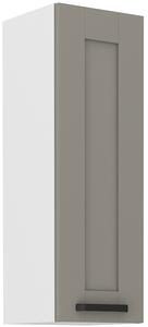STL 30 cm skříňka horní jednodveřová LUNA (výška 90 cm) Barevné provedení LUNA: Dub Artisan / Jílově šedá