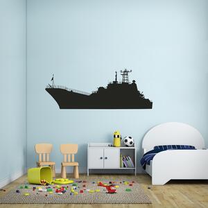 Samolepka na zeď - Bitevní loď (60x22 cm)