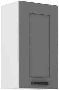 STL 40 cm skříňka horní jednodveřová LUNA Barevné provedení LUNA: Bílá / Jílově šedá
