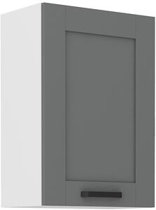 STL 50 cm skříňka horní jednodveřová LUNA Barevné provedení LUNA: Bílá / Jílově šedá