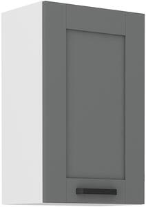 Lionel horní skřínka 45cm, šedá/bílá