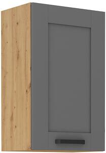 Lionel horní skřínka 45cm, šedá/dub artisan