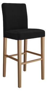 Čalouněná barová židle s opěradlem ST95, Barva křesla: přírodní, Potah: Magic Velvet 2219 Mirjan24 5903211143960