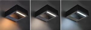 SOLIGHT LED venkovní nástěnné svítidlo RAGUSA 7W, 450lm, 3000K-6000K CCT, IP54
