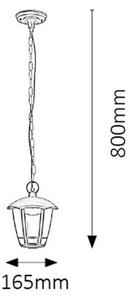 Rabalux SORRENTO LED závěsné svítidlo 8128, IP44