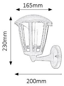 Rabalux SORRENTO LED nástěnné venkovní svítidlo 8126, IP44
