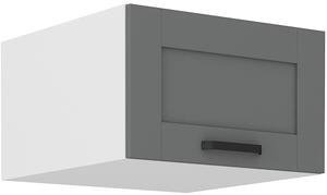 STL 60 cm skříňka horní jednodveřová (otevírání nahoru, hloubka 57 cm) LUNA Barevné provedení LUNA: Dub Artisan / Bílý mat