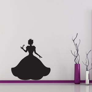 Samolepka na zeď - Princezna (56x60 cm)