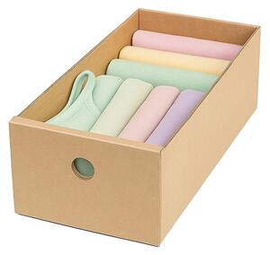KARTON PAK Úložné boxy na oblečení, organizéry do skříně EKO KARTON 18x40x13cm - zásuvka