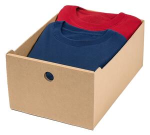 KARTON PAK Úložné boxy na oblečení, organizéry do skříně EKO KARTON 27x40x21 - zásuvka