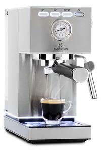 Klarstein Pausa, espresso kávovar, 1350 W, 20 bar, 1,4 l, nerezová ocel