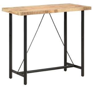 Barový stůl 120 x 58 x 107 cm hrubé mangovníkové dřevo