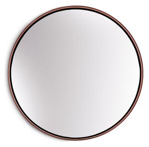 Casa Chic Fournier Nástěnné zrcadlo s kovovým rámem kulaté Ø 40 cm