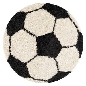 Černo-krémový dětský koberec ø 100 cm Fun – Ayyildiz Carpets