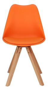 Židle Norden Star Square PP oranževá