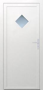 Solid Elements Vedlejší vchodové dveře Brigi, 90 L, rozměr vč. zárubně: 1000 × 2100 mm, plast, levé, bílé, prosklené