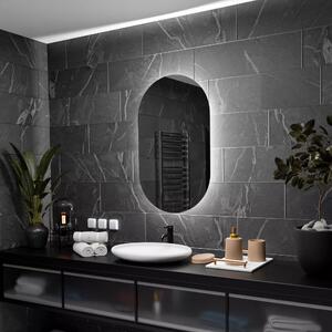Koupelnové zrcadlo s LED podsvícením BATUMI šířka: 40 cm, výška: 70 cm