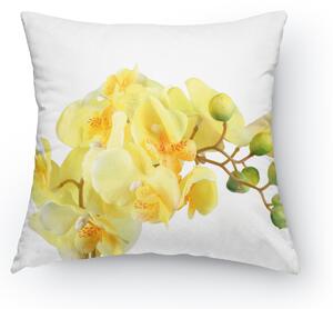 Polštářek - Žlutá orchidej