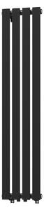 Gamma Vertical, topné těleso 296x1400 mm, 458 W, černá matná, GMA-VERT-1400296-BK