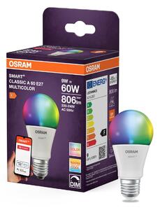 Chytrá zigbee LED stmívatelná žárovka E27 9 W CLASSIC A RGBW OSRAM