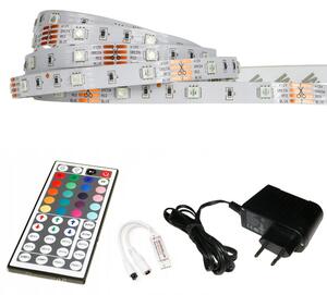 ECOLIGHT LED pásek RGB - 2,5m - 30LED/m - 7,2W/m - IP20 - SADA - IR44