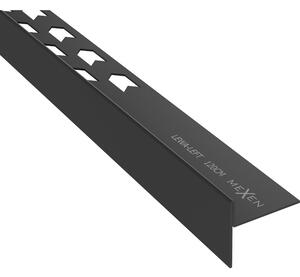 Mexen Line-B lišta 120 cm levá, černá matná, 187001120L