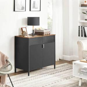 KOMODA, černá, 80/76/40 cm Boxxx - Široké komody, Online Only