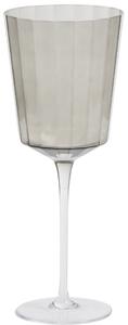 Kave Home Šedá sklenice na víno Clarien 395 ml