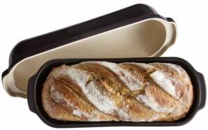 Emile Henry Specialities Bochníková forma na chleba, 39,5 x 16 x 15 cm, pepřová 795503