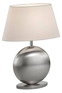 BANKAMP Asolo stolní lampa, bílá/nikl, výška 41cm