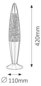 Rabalux GLITTER Lávová lampa 4113