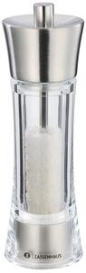 Mlýnek na sůl AACHEN nerez/akryl 18 cm - Zassenhaus (AACHEN mlýnek na sůl 18 cm nerez/akryl - Zassenhaus)