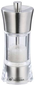 Mlýnek na sůl AACHEN nerez/akryl 14 cm - Zassenhaus (AACHEN mlýnek na sůl 14 cm nerez/akryl - Zassenhaus)