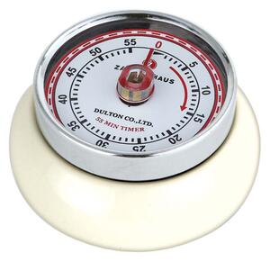 Kuchyňská magnetická minutka Speed Retro krémová - Zassenhaus