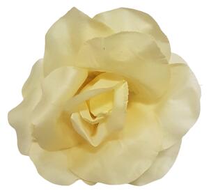 Růže hlava květu O 13cm krémová umělá