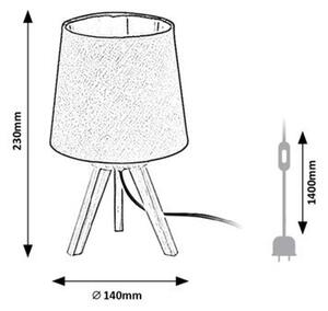 Rabalux LYCHEE stolní lampa 2068