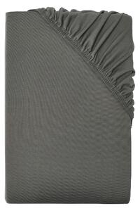 Livarno home Žerzejové napínací prostěradlo, 90-100 x 200 cm (šedá) (100391951003)
