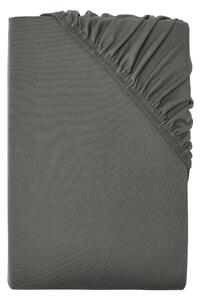 Livarno home Žerzejové napínací prostěradlo, 140-160 x 200 cm (šedá) (100390488003)
