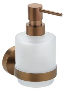 Sapho Sapho, X-ROUND COPPER dávkovač mýdla 200ml, mléčné sklo, měď mat, XR103PG
