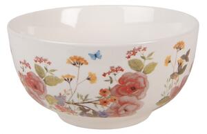 Bílá porcelánová miska Flower Fiesta – 500 ml