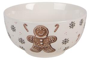 Bílá porcelánová miska na polévku Classic Gingerbread Magic – 500 ml_1