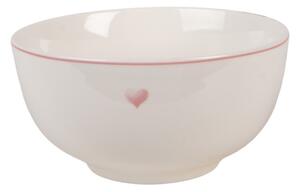 Bílá porcelánová miska na polévku – 500 ml