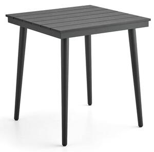 AJ Produkty Zahradní stůl VISTA, 700x700 mm, černá