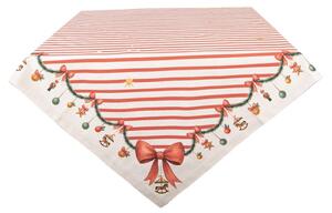 Béžový bavlněný ubrus – 100x100 cm_1