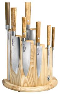 Set damaškových kuchyňských nožů Damast Olive 7ks - Böker Solingen