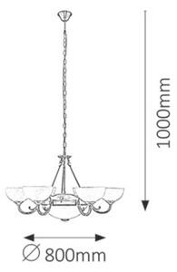 Rabalux MARLENE lustr 8546
