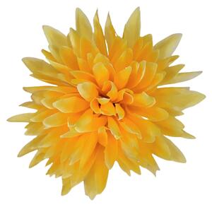 Chryzantéma hlava květu Ø 10cm žlutá umělá